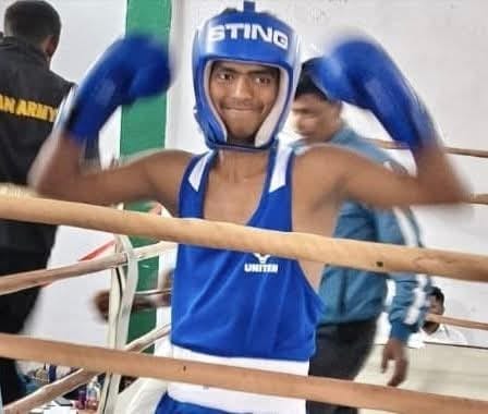 शेखपुरा के खिलाड़ीआर्यन कुमार का बॉक्सिंग में शानदार प्रदर्शन