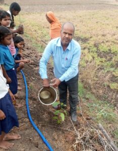 वृक्षारोपण का कार्यक्रम
